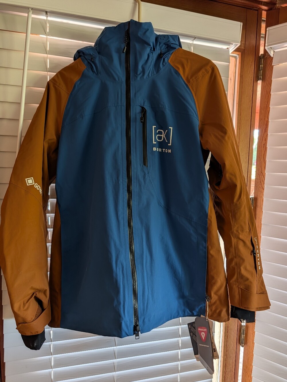 Burton [ak] Blue and Brown GORE-TEX Ski Jacket NWT